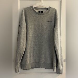 Converse Men's Star Chevron Graphic Crew Sweatshirt SizeM